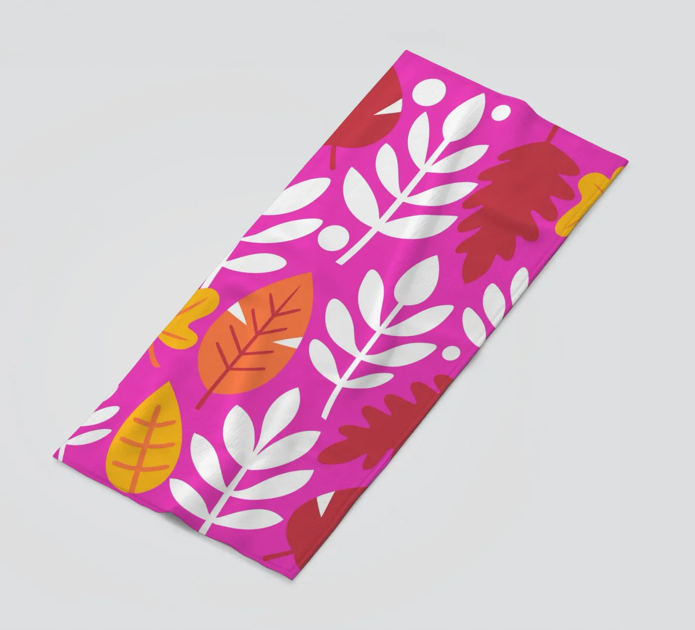 Leaf Pettern telo mare da FLOWER PLACE SHOP