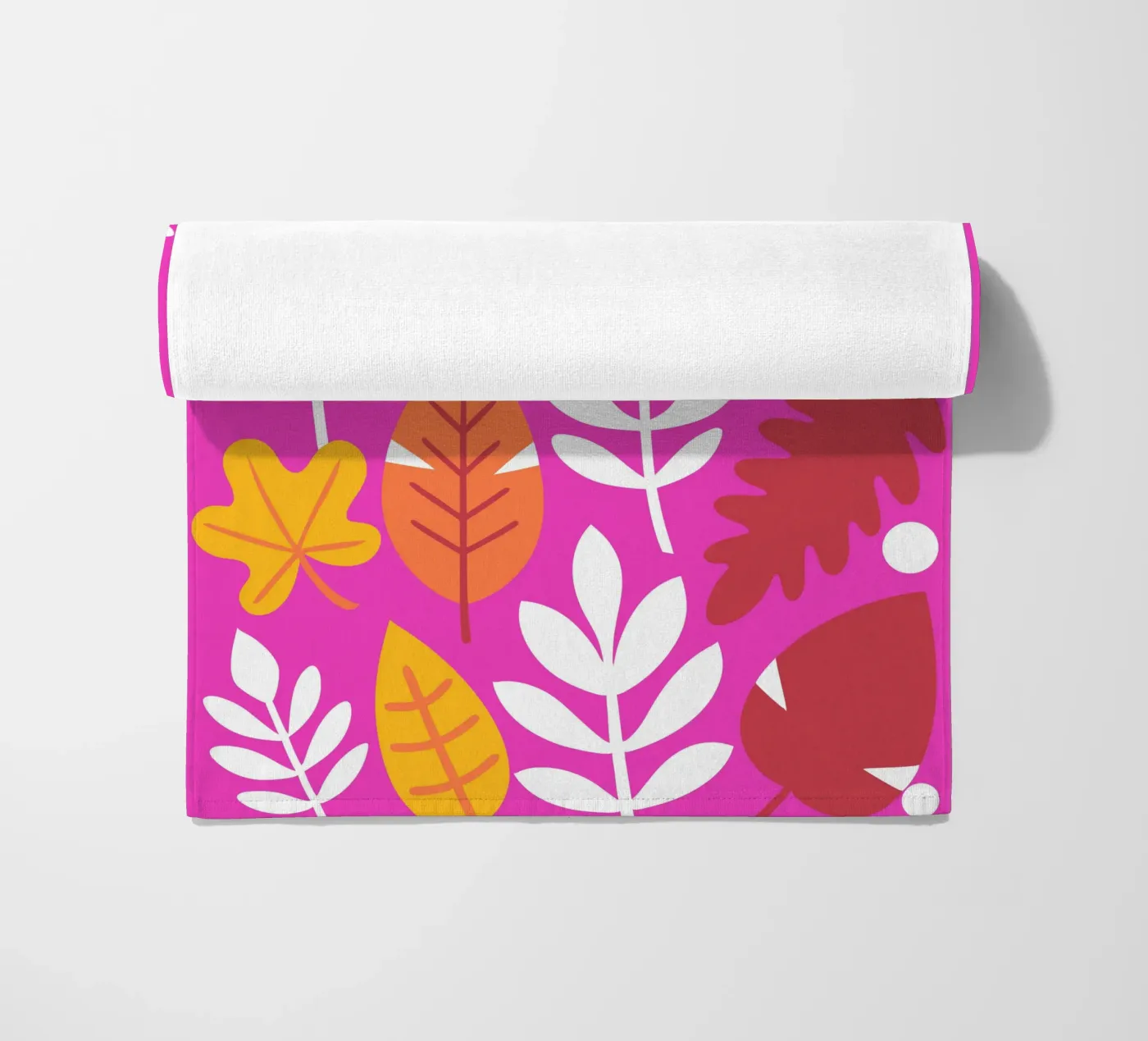 Leaf Pettern telo mare da FLOWER PLACE SHOP