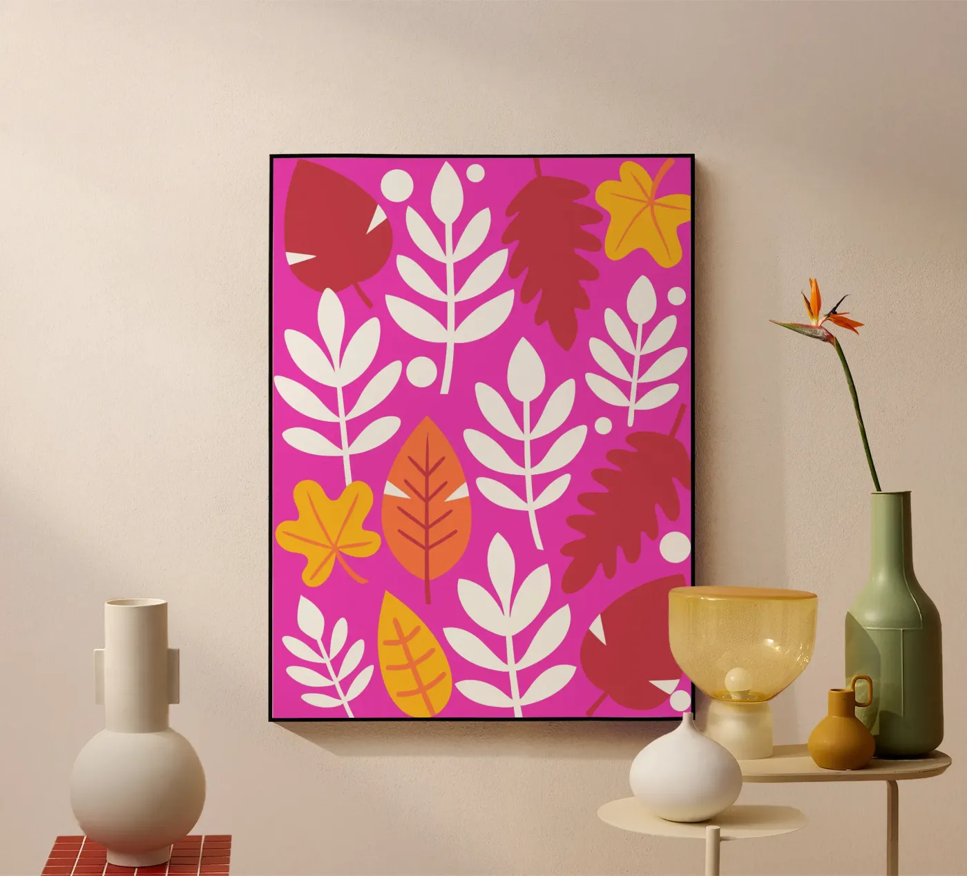 Leaf Pettern plexiglas de FLOWER PLACE SHOP