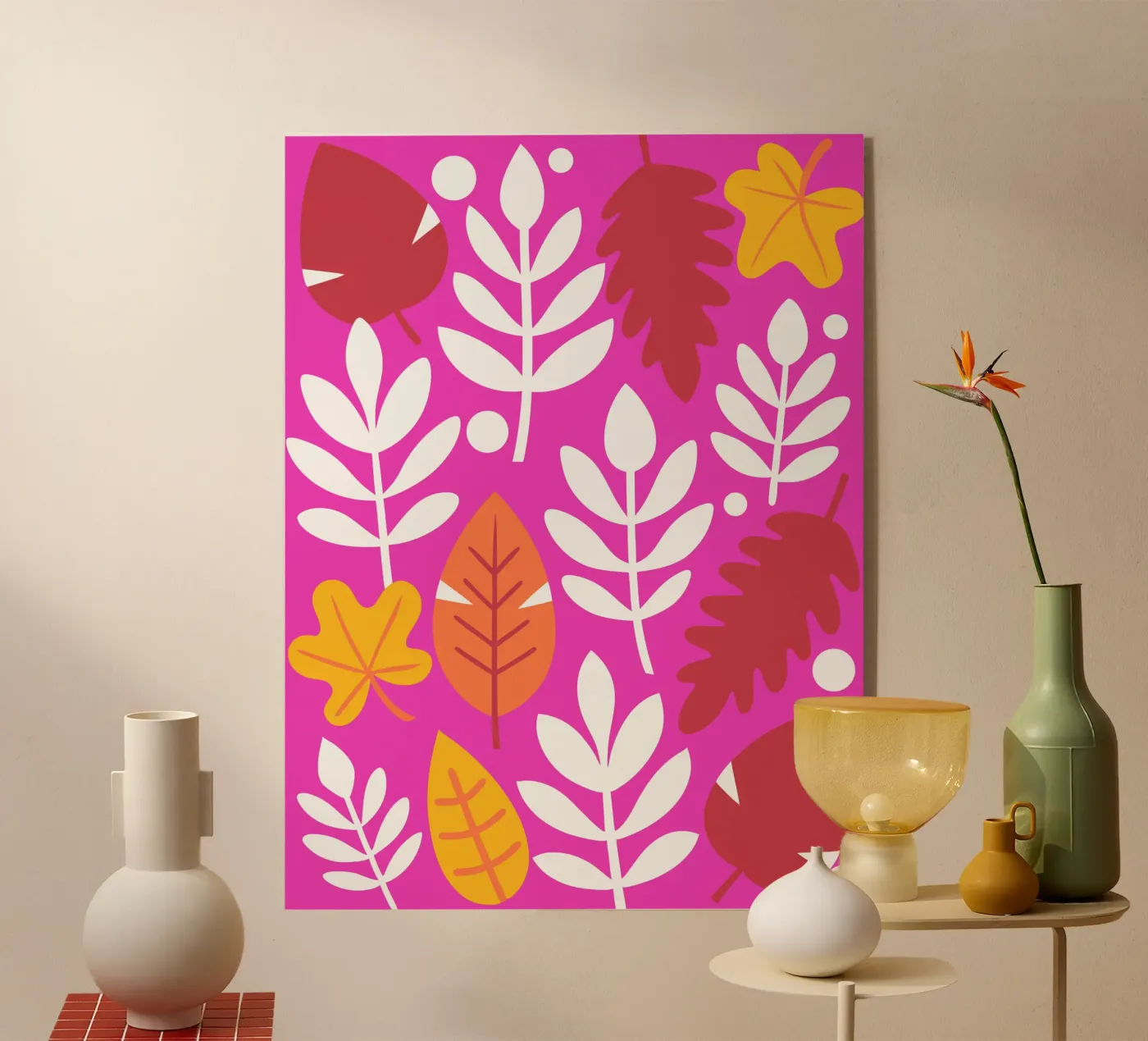 Leaf Pettern plexiglas de FLOWER PLACE SHOP