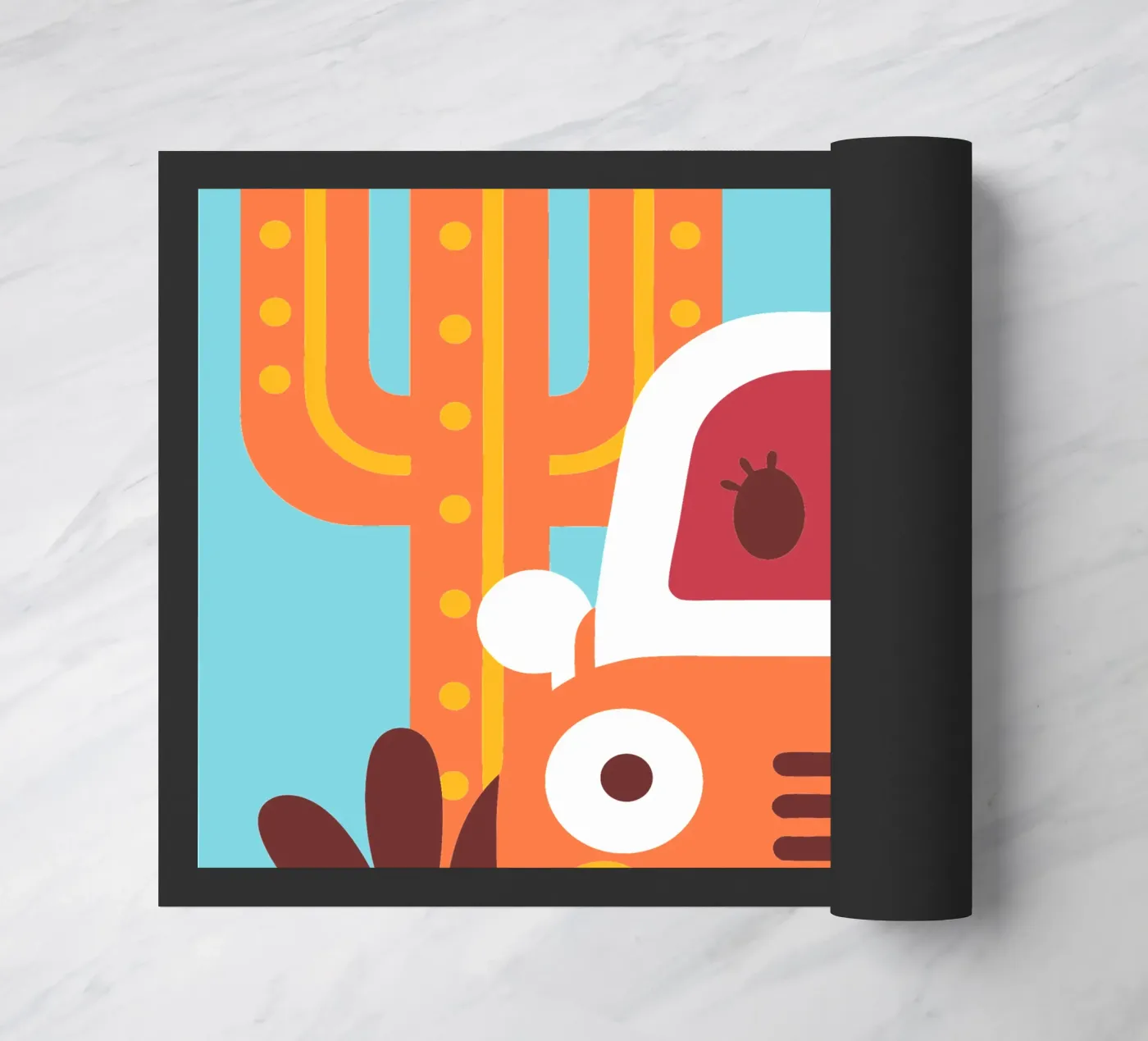 Cactus e automobili zerbino da FLOWER PLACE SHOP