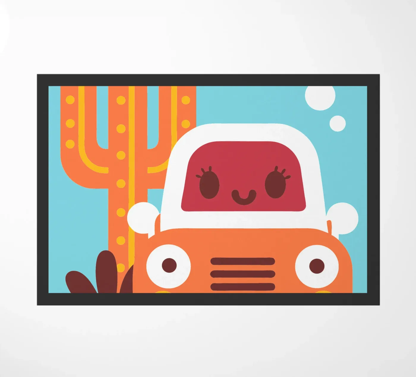 Cactus e automobili zerbino da FLOWER PLACE SHOP