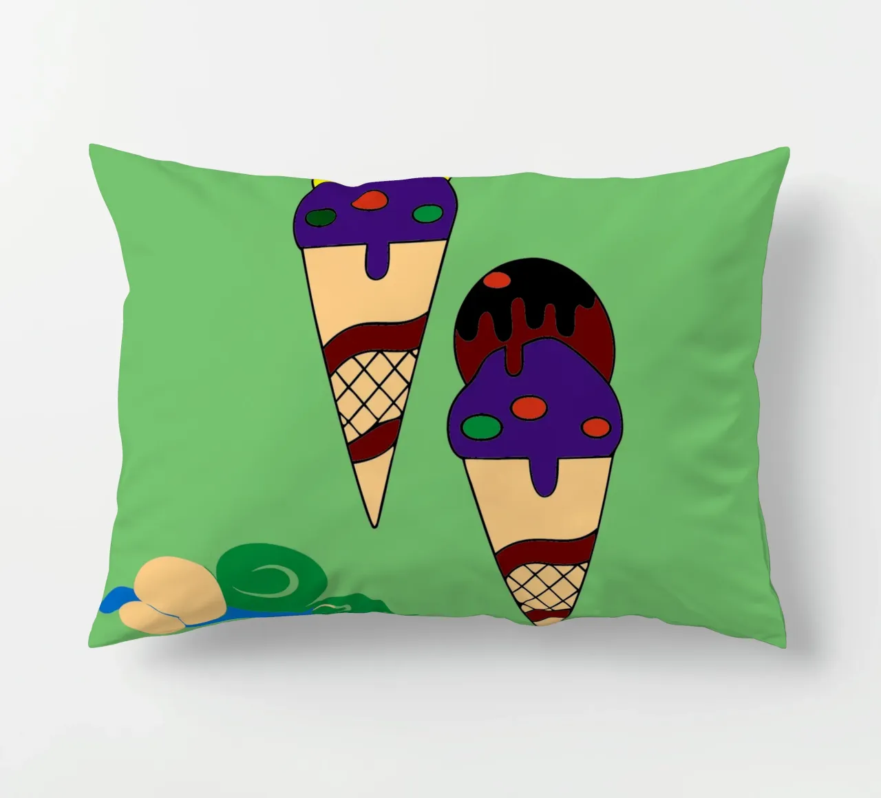 Ice cream decorative cushion by OUR SHOP