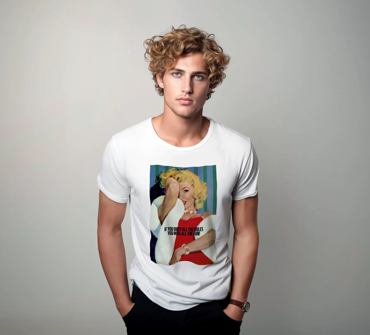 If You Obey All The Rules t-shirt da Gallery Print and Art Limited