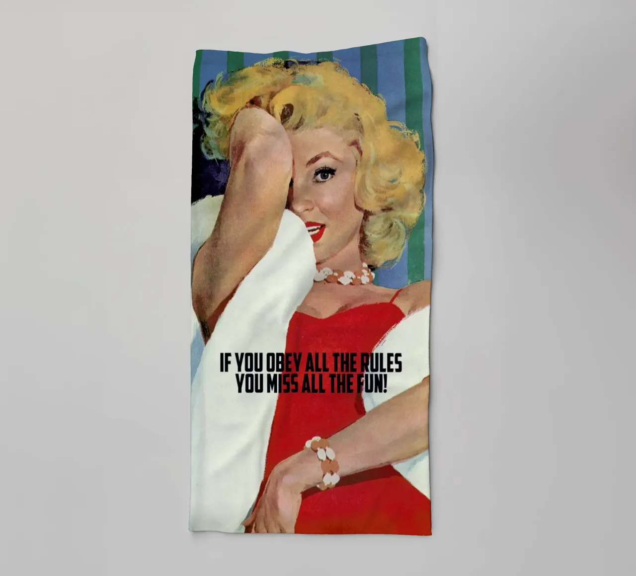 If You Obey All The Rules asciugamano da bagno da Gallery Print and Art Limited