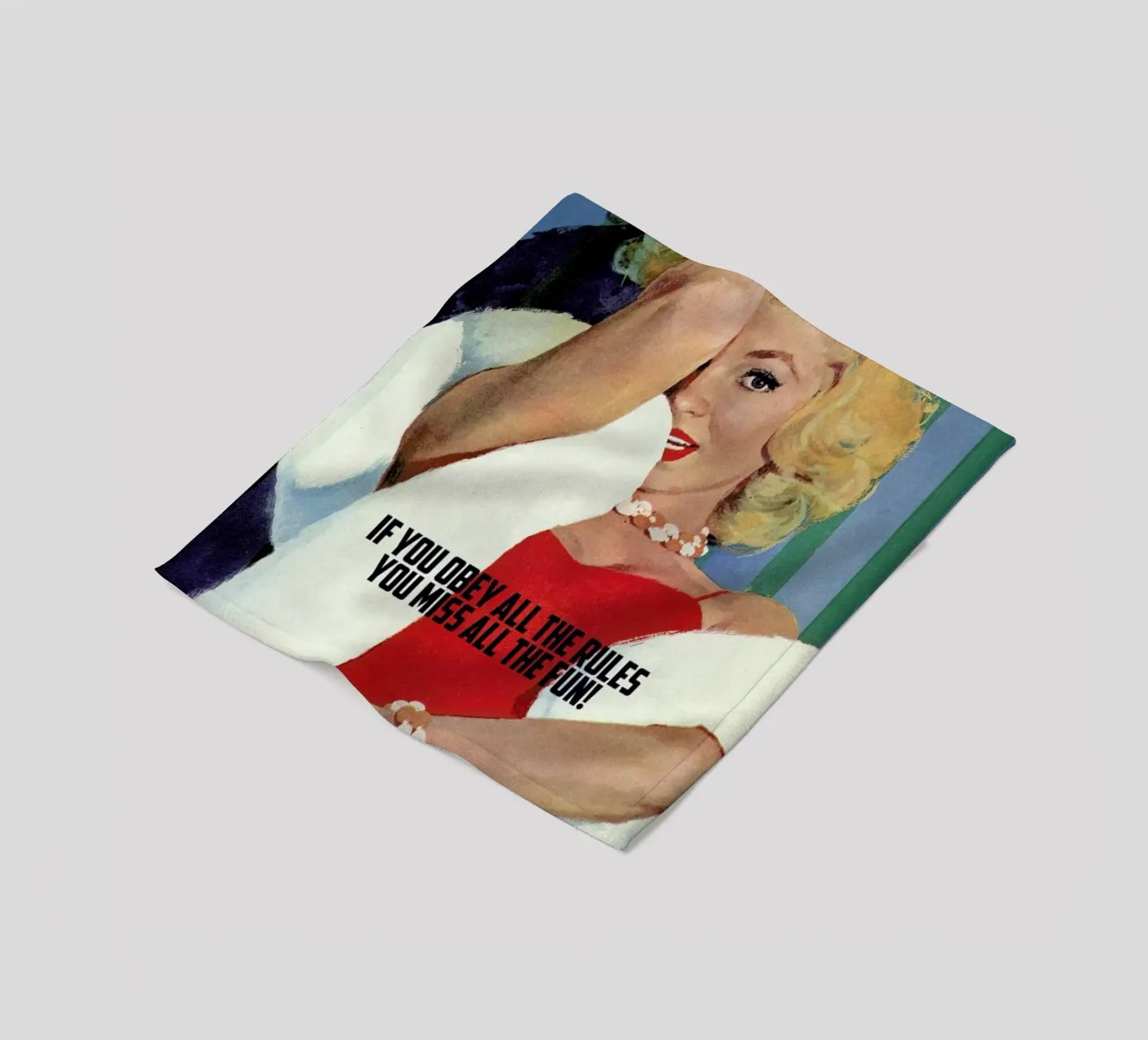 If You Obey All The Rules coperta in pile da Gallery Print and Art Limited