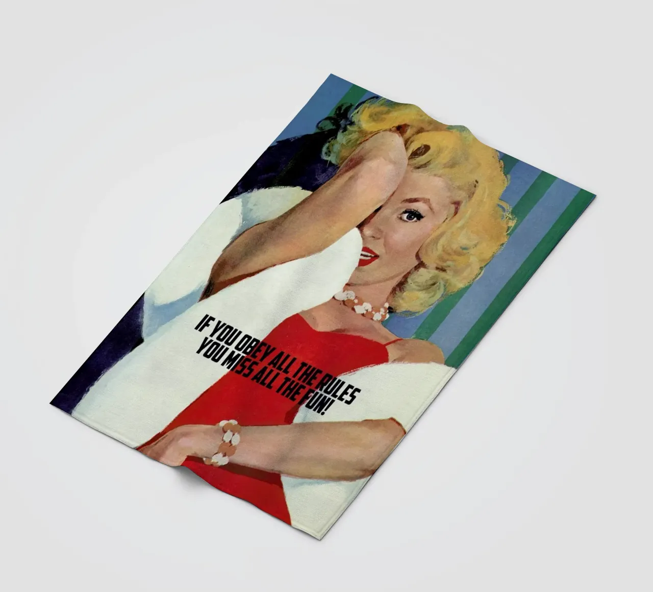 If You Obey All The Rules coperta in pile da Gallery Print and Art Limited