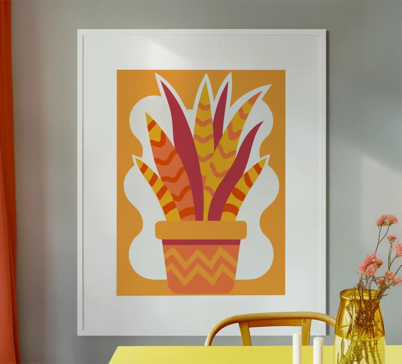 Plant Vase poster da FLOWER PLACE SHOP