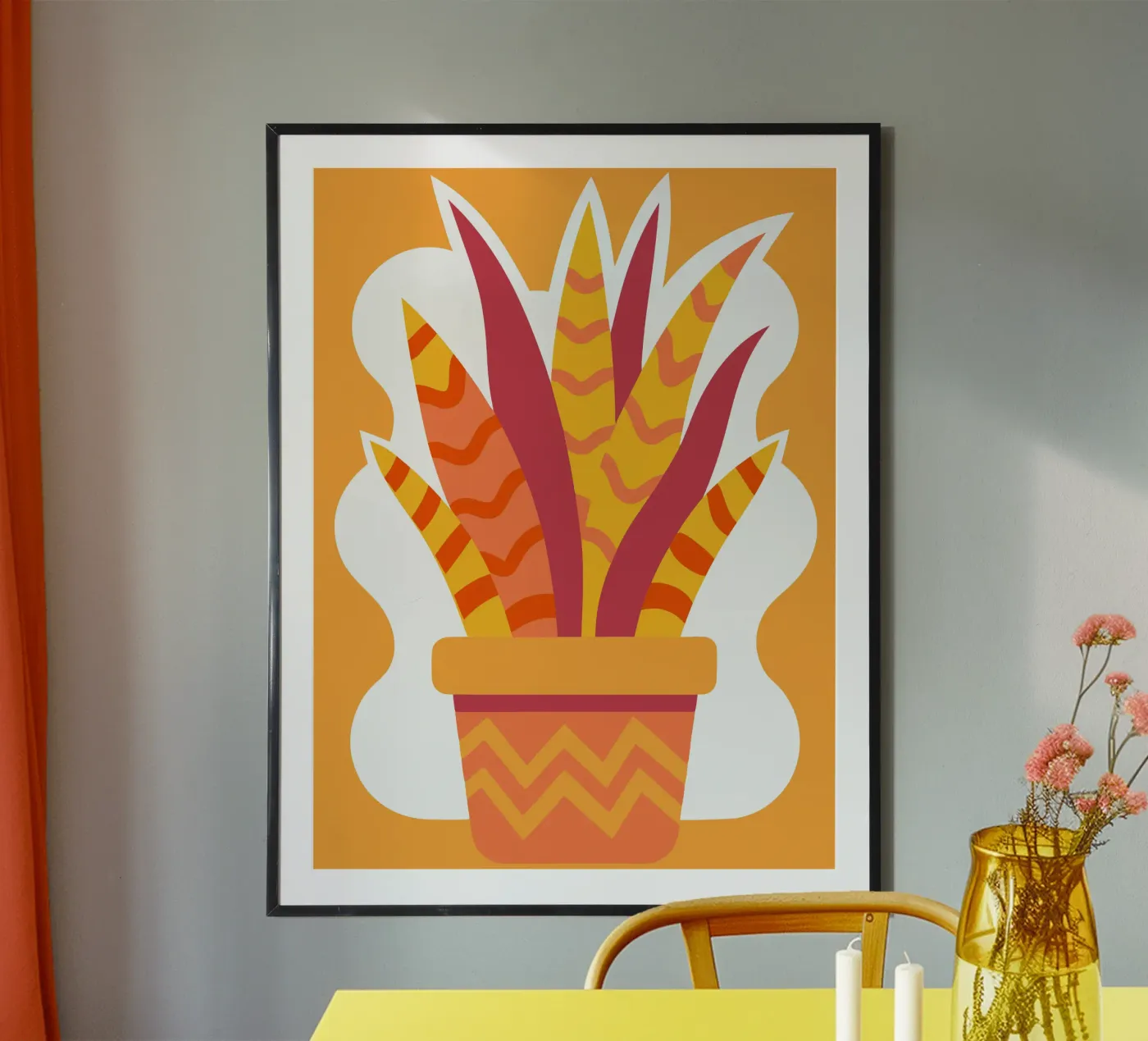 Plant Vase poster da FLOWER PLACE SHOP