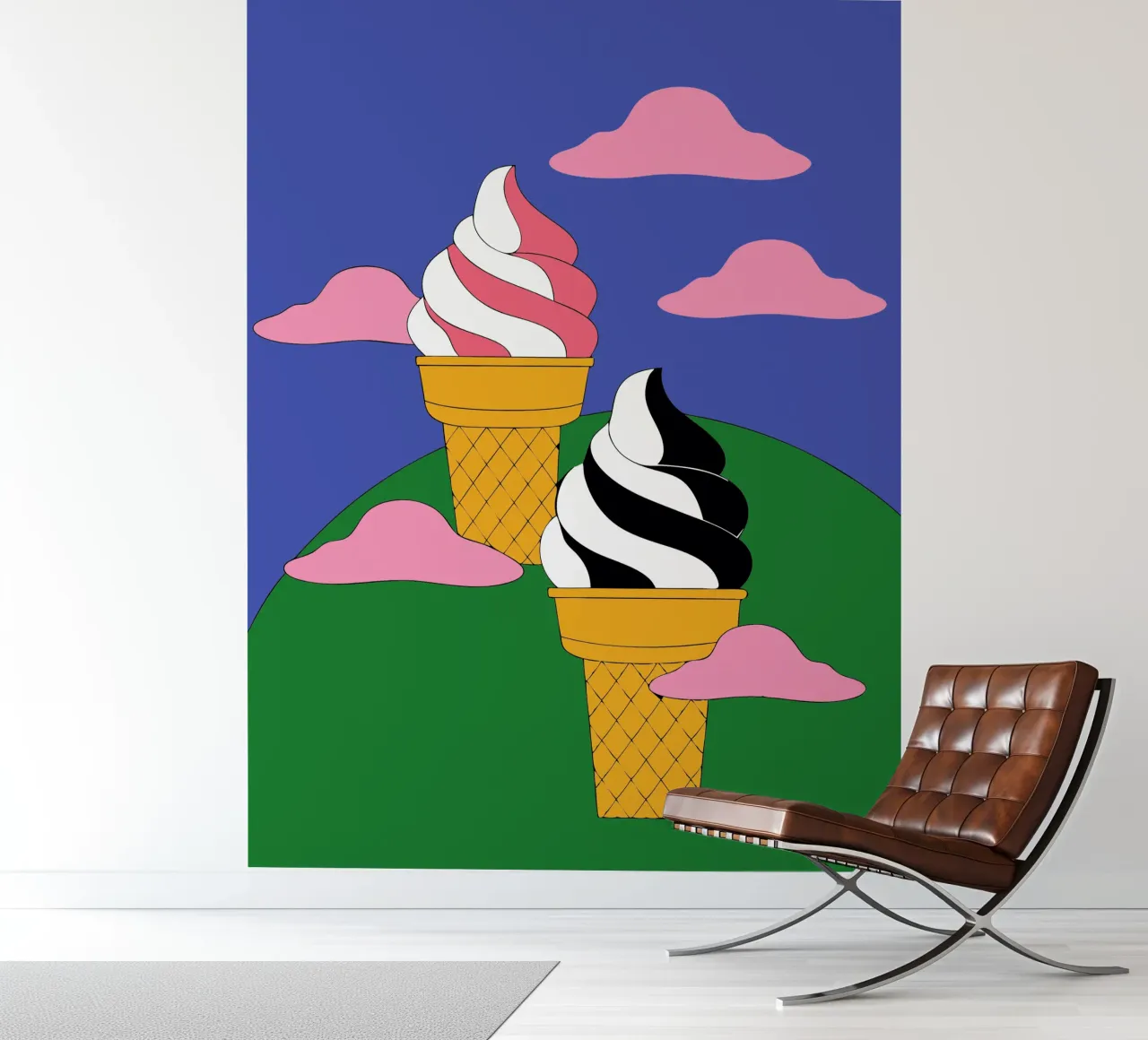 Glaces papier peint photo de OUR SHOP