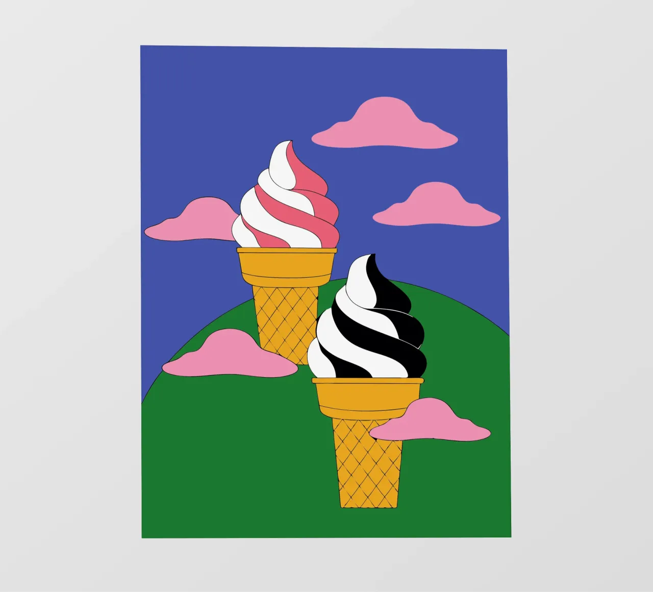 Gelato telo in pvc da OUR SHOP