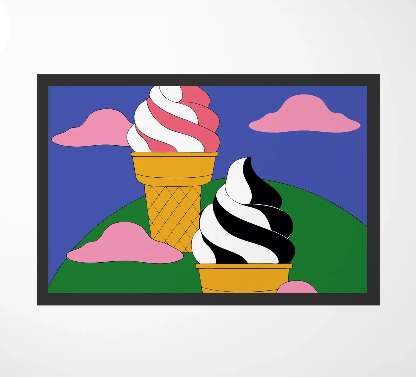 Ice cream deurmat van OUR SHOP