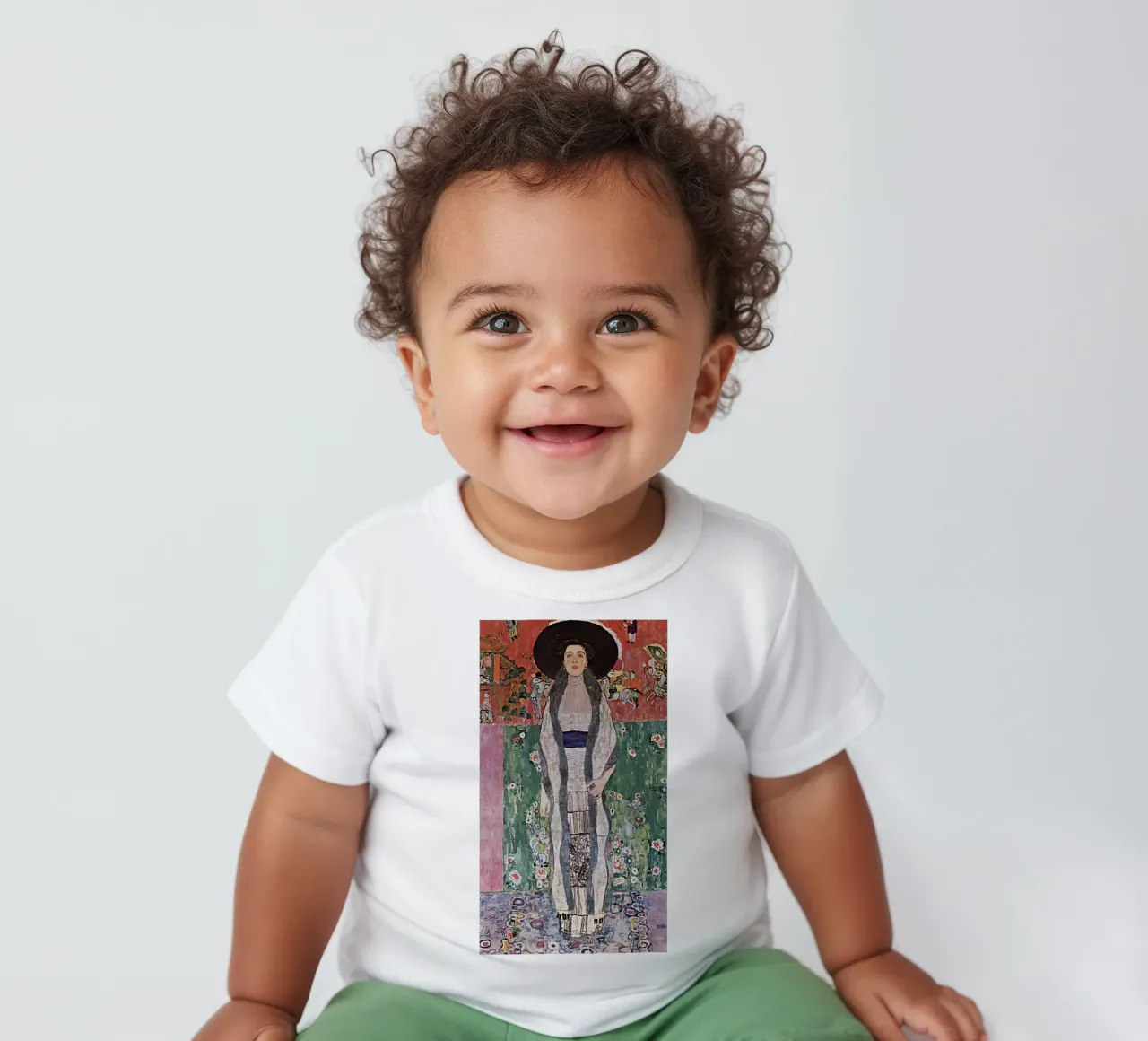 Adele Bloch-Bauer II baby t-shirt by D1 Shop