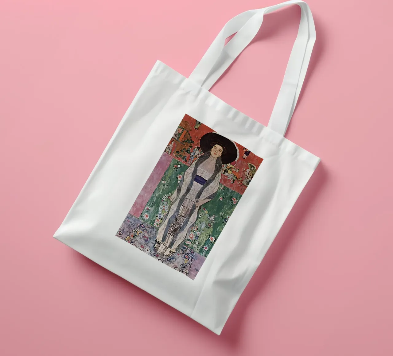 Adele Bloch-Bauer II borsa in juta da D1 Shop