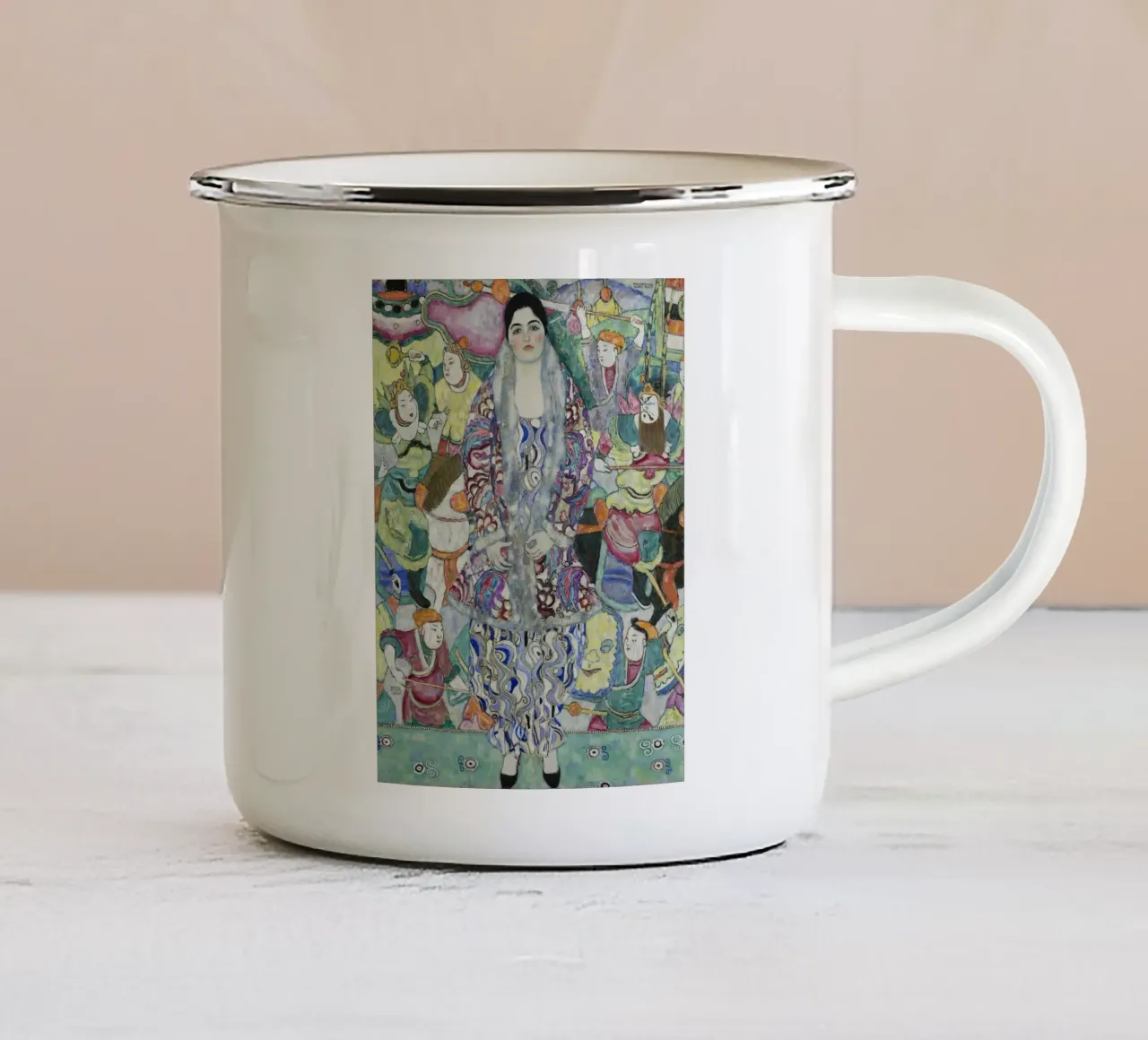 Ritratto di Friedericke Maria Beer tazza in smalto da D1 Shop