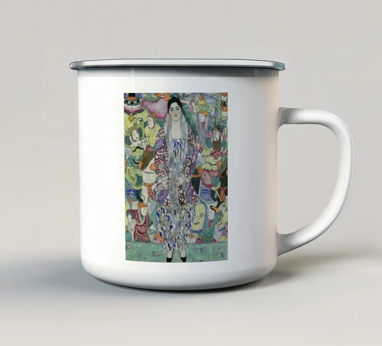 Ritratto di Friedericke Maria Beer tazza in smalto da D1 Shop