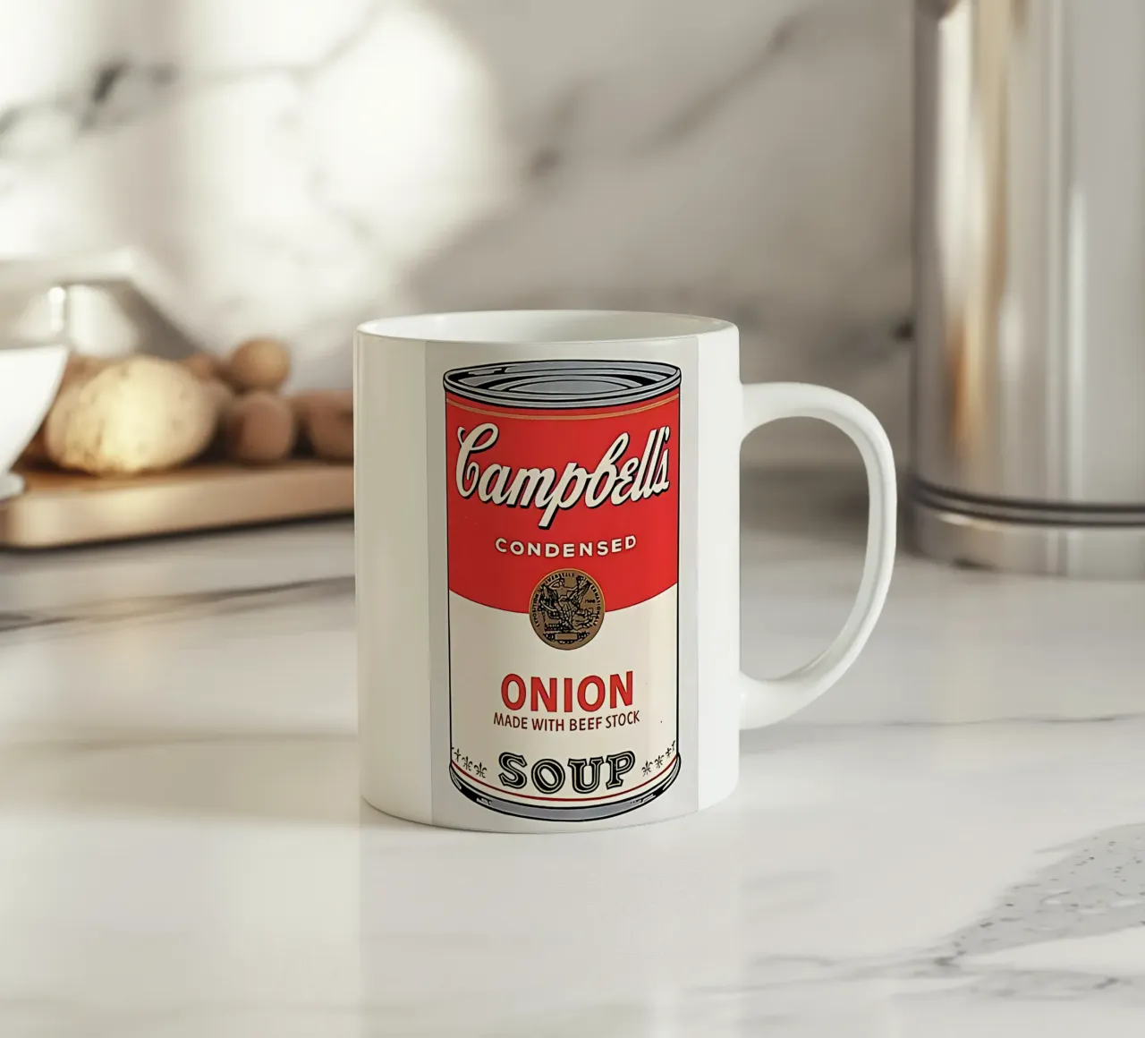 Campbell's soepblik (ui) keramische mok van careytowne1