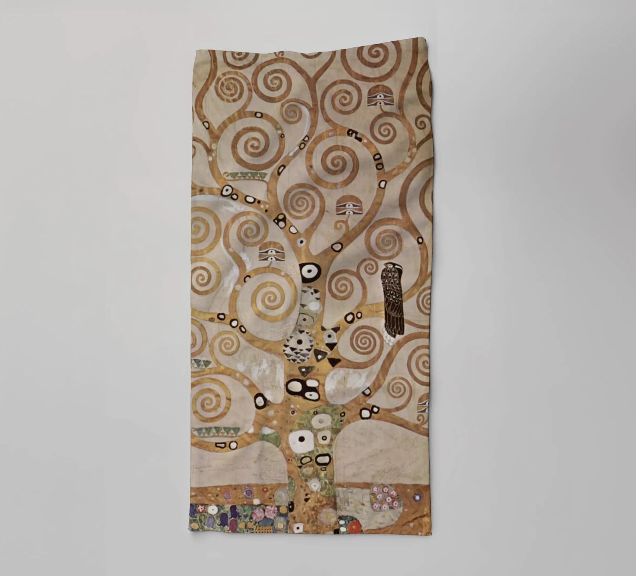 The Tree of Life, Stoclet Frieze towel by D1 Shop