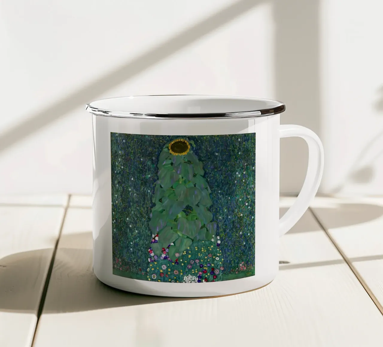 Il Girasole tazza in smalto da D1 Shop