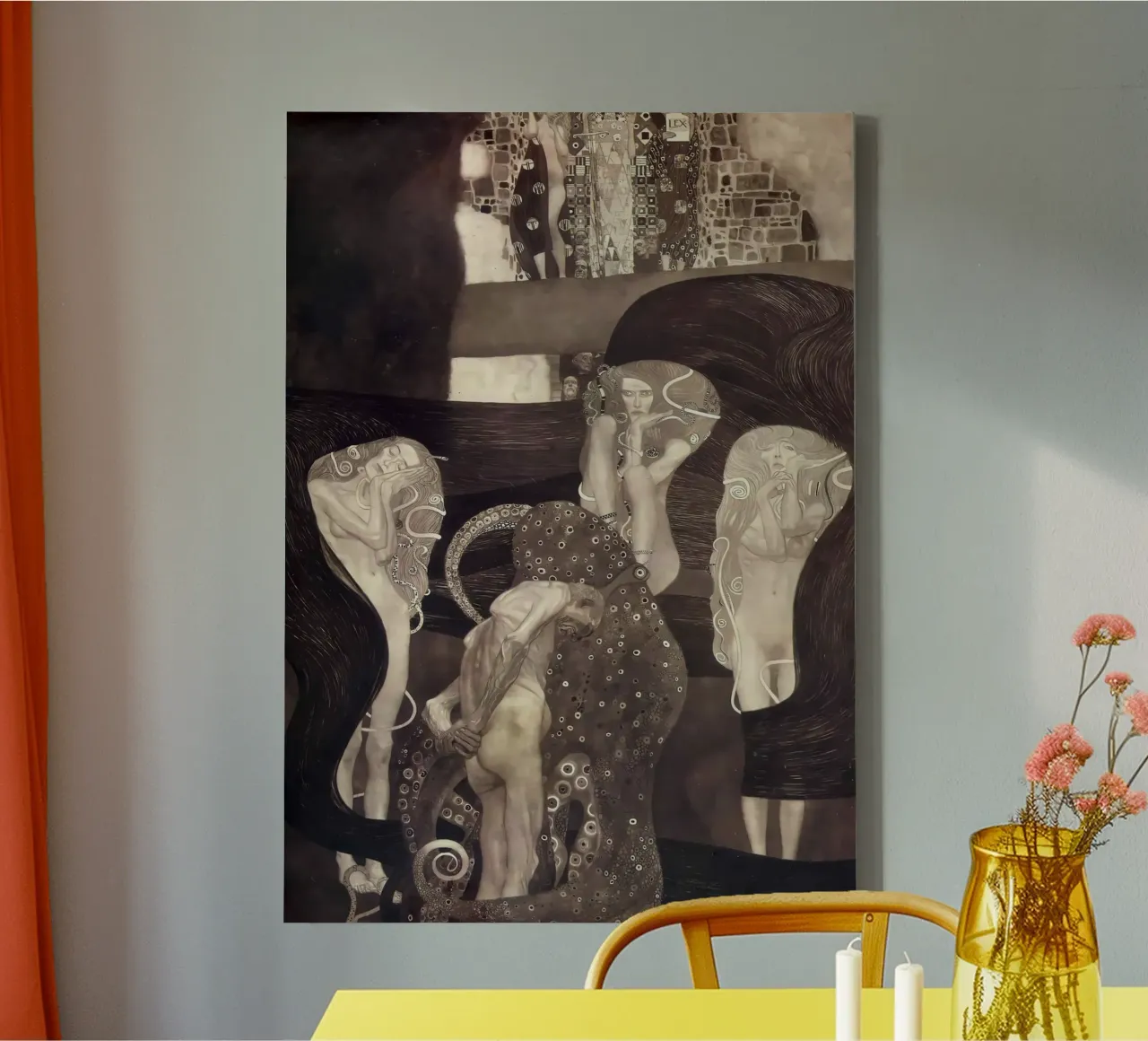 jurispudence canvas with Floater frame by D1 Shop