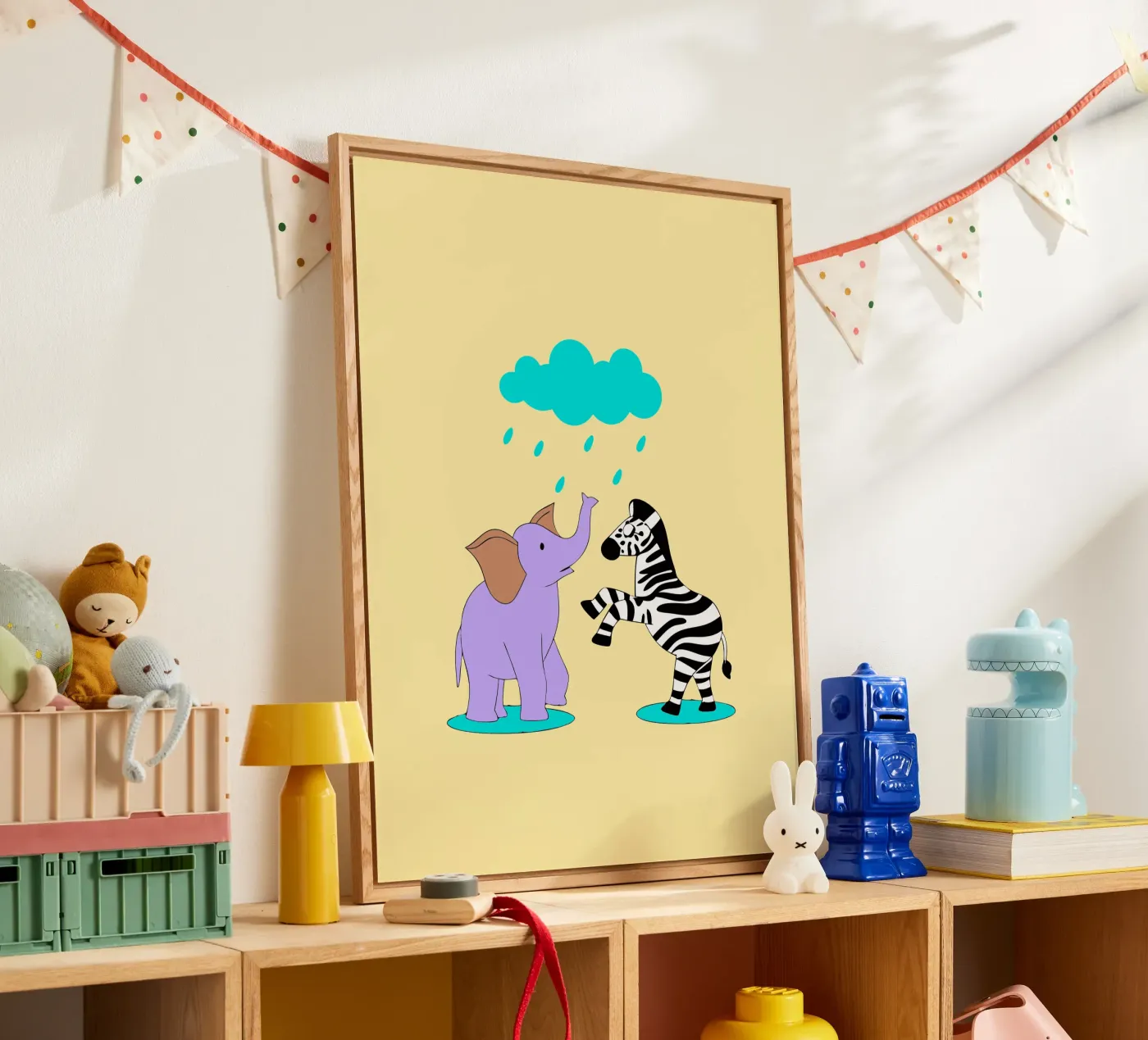 Elefanti e zebre plexiglass da OUR SHOP