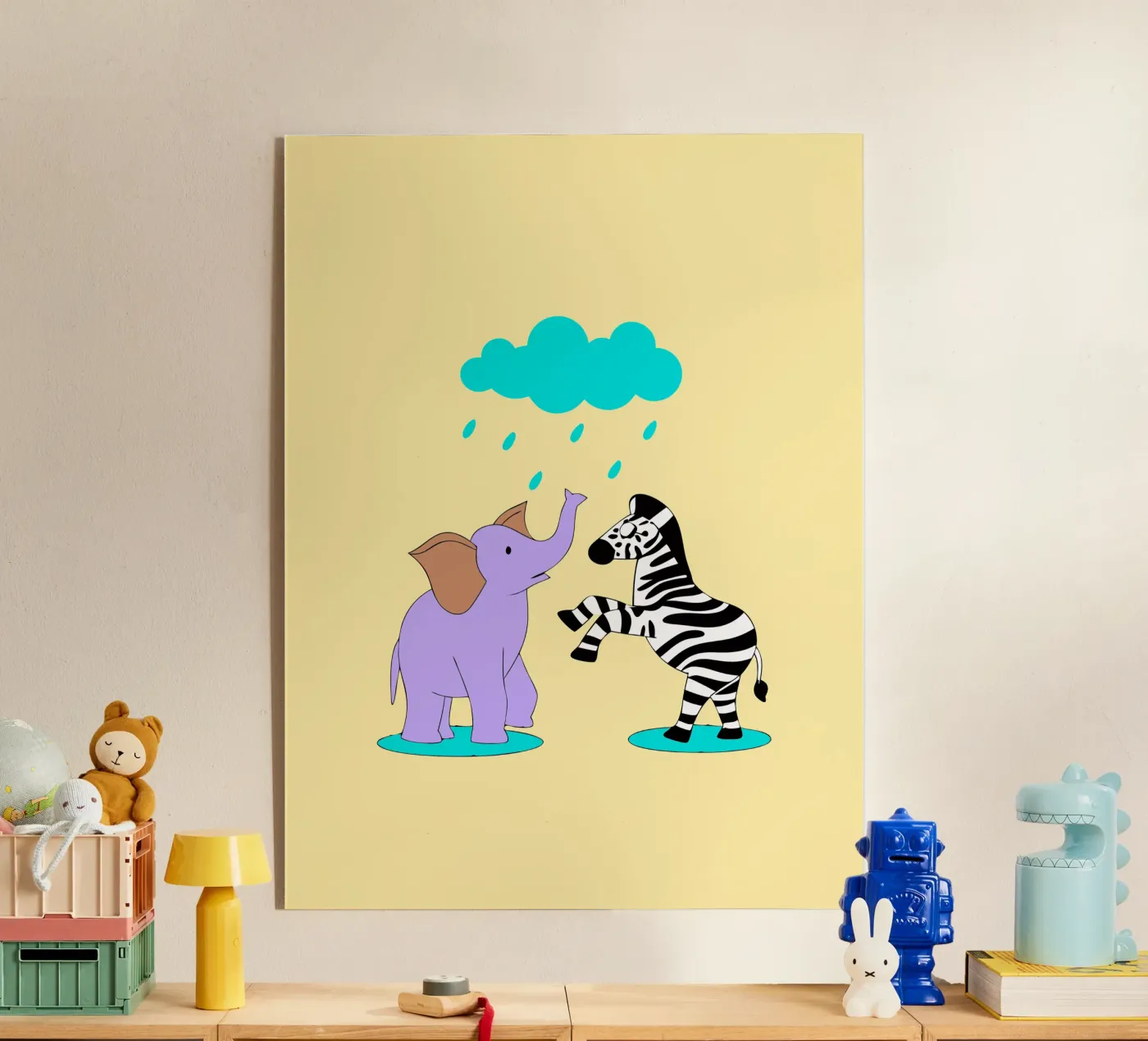 Elefanti e zebre plexiglass da OUR SHOP