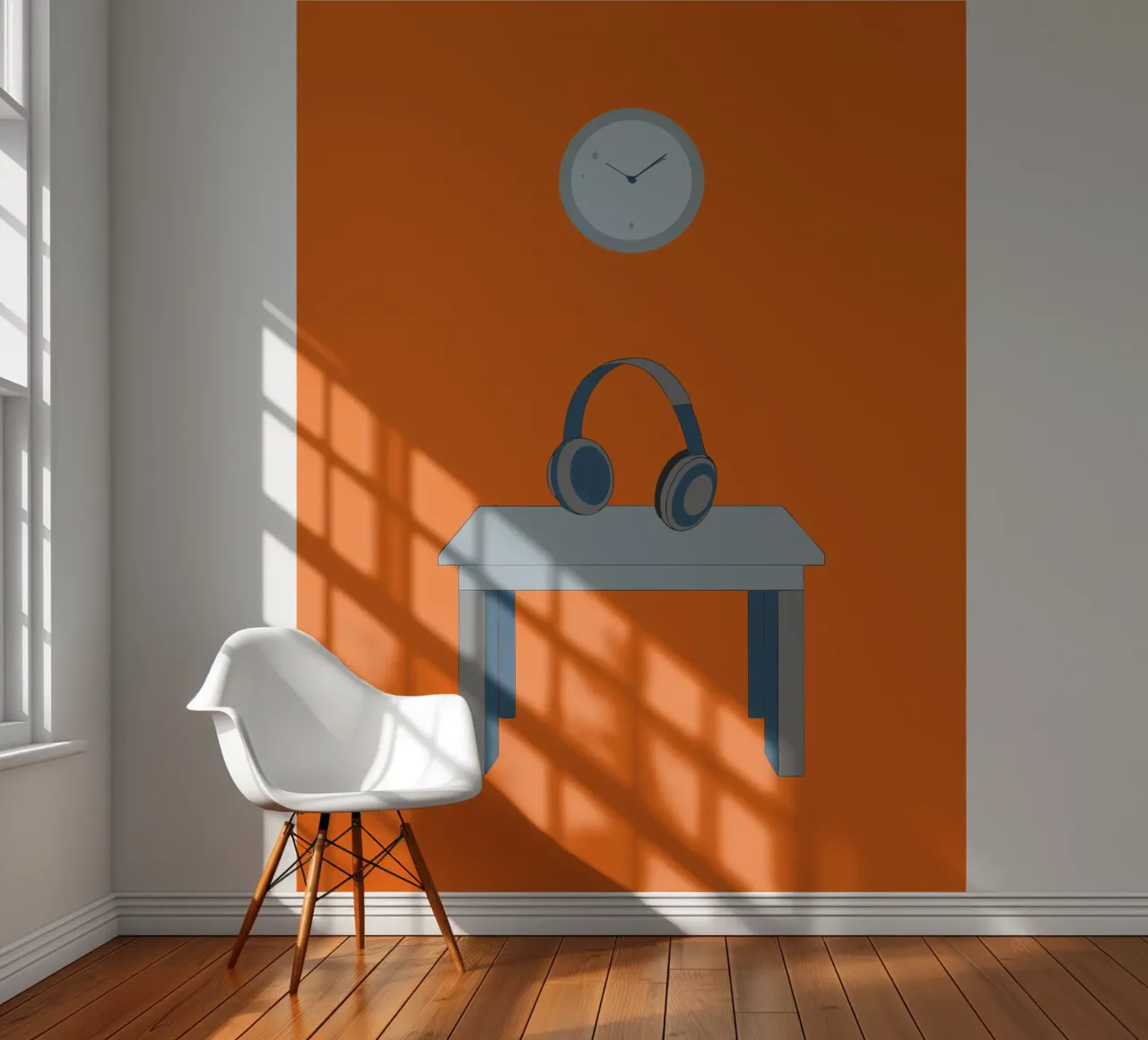 Headphones on the Table photo wallpaper by OUR SHOP
