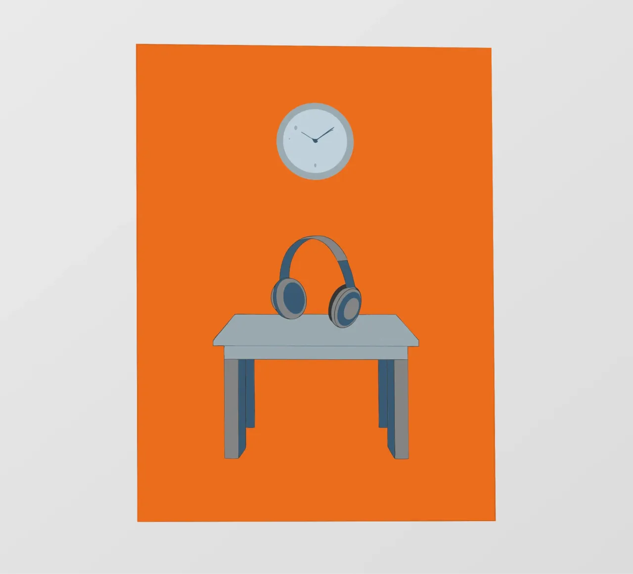 Headphones on the Table photo wallpaper by OUR SHOP