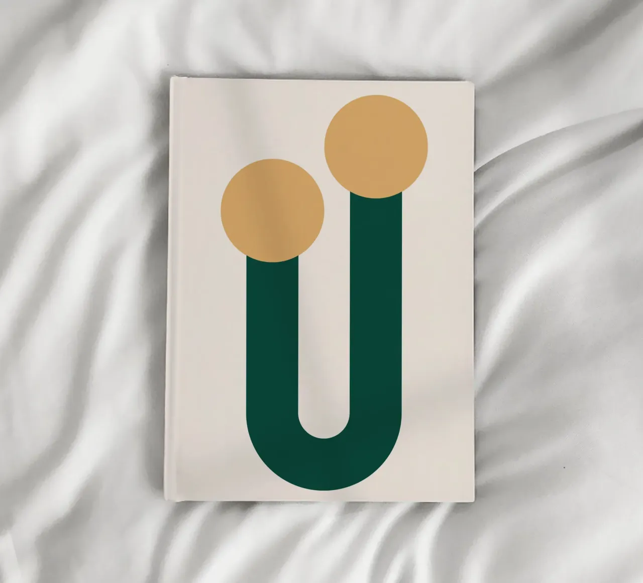 Unique double circle dot notebook by galihstudio