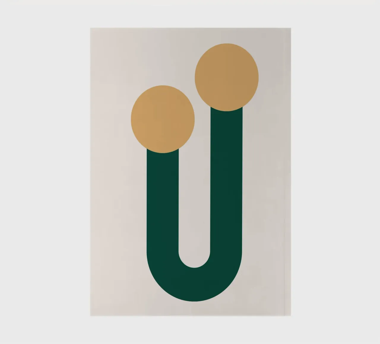 Unique double circle dot notebook by galihstudio