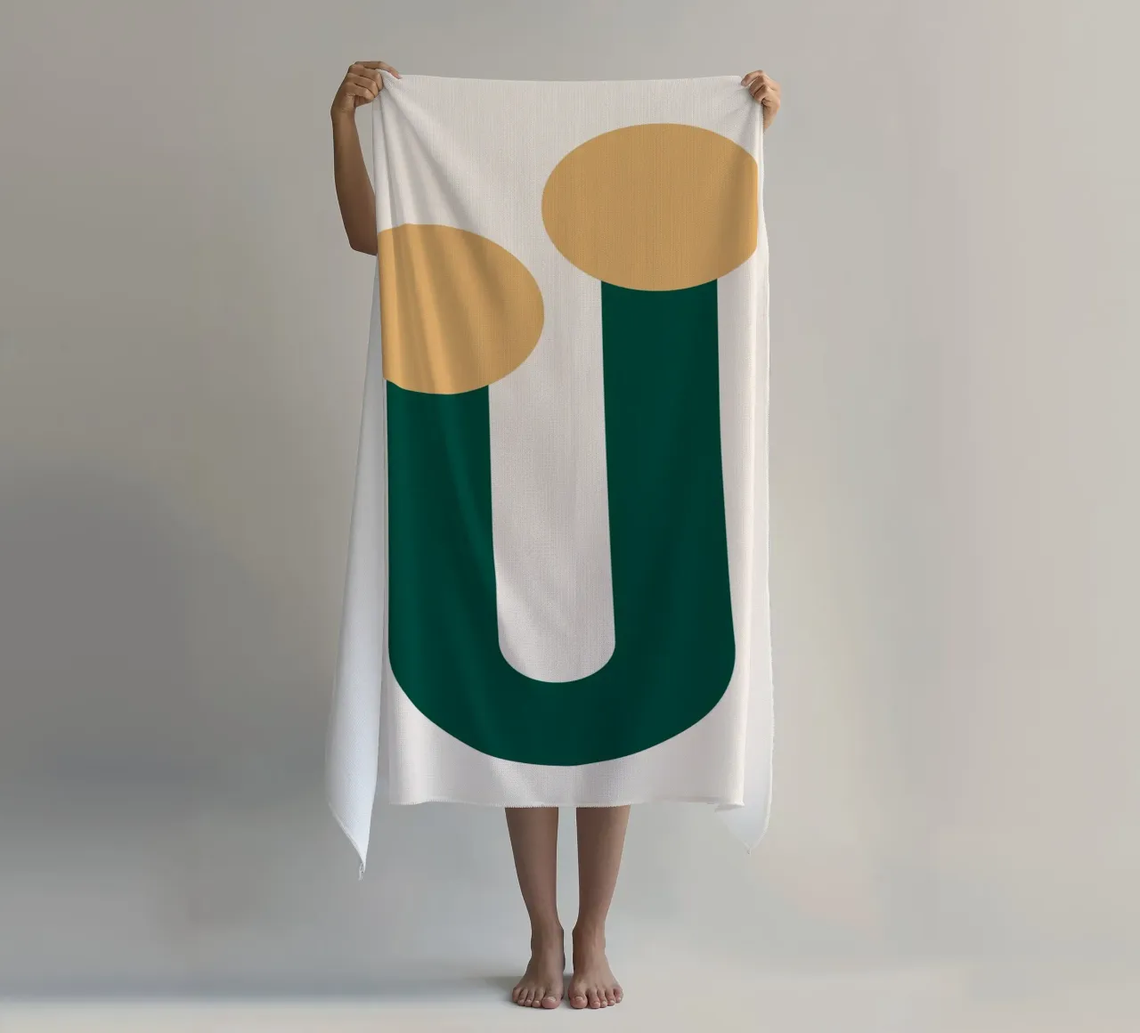 Unico punto a doppio cerchio telo mare da galihstudio