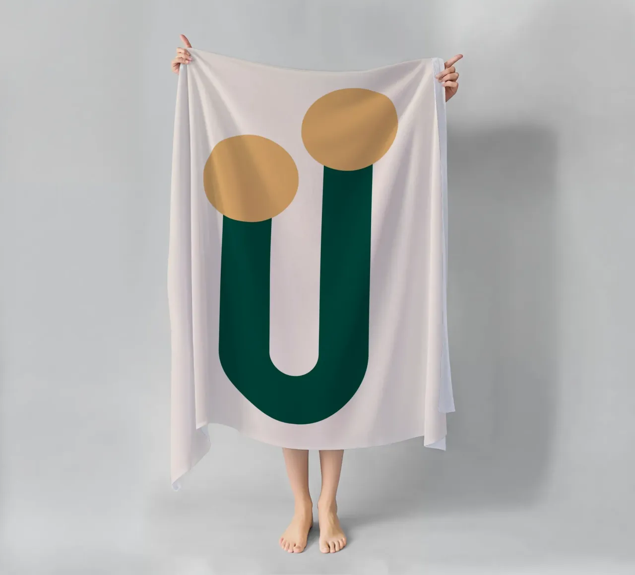 Unico punto a doppio cerchio telo mare da galihstudio