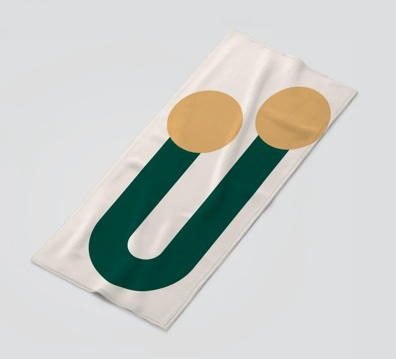 Unico punto a doppio cerchio telo mare da galihstudio