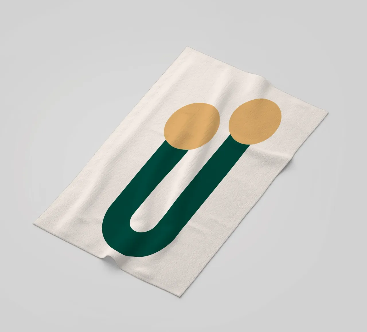 Unico punto a doppio cerchio telo mare da galihstudio