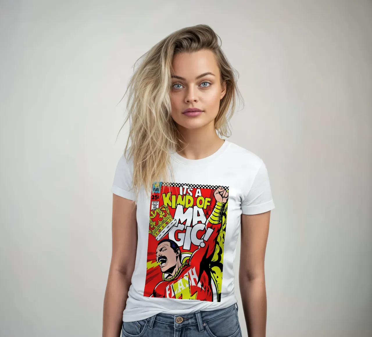 Magic women's fitted t-shirt by Butcher Billy