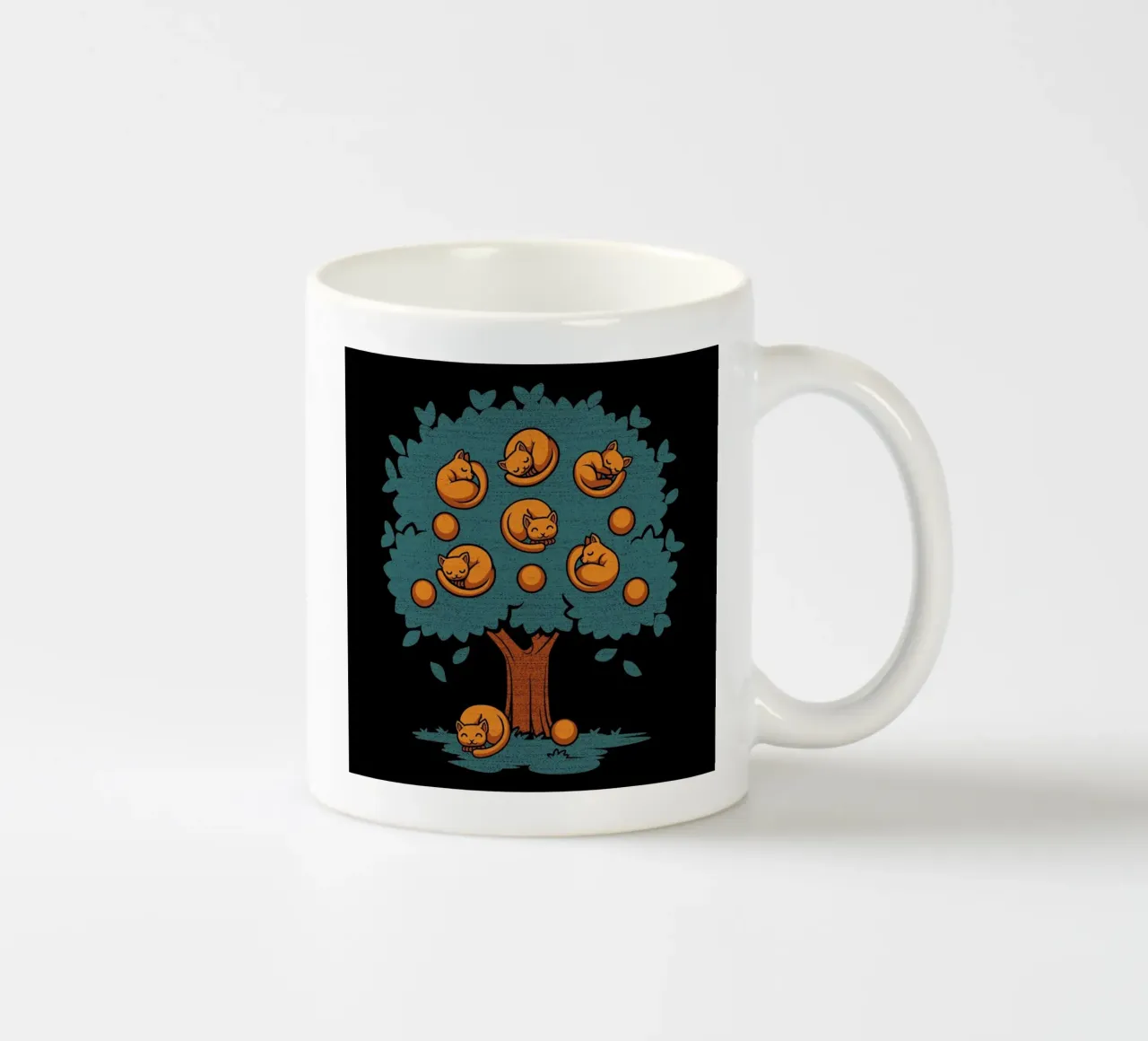 Orange Cat tazza in ceramica da Tobe Fonseca