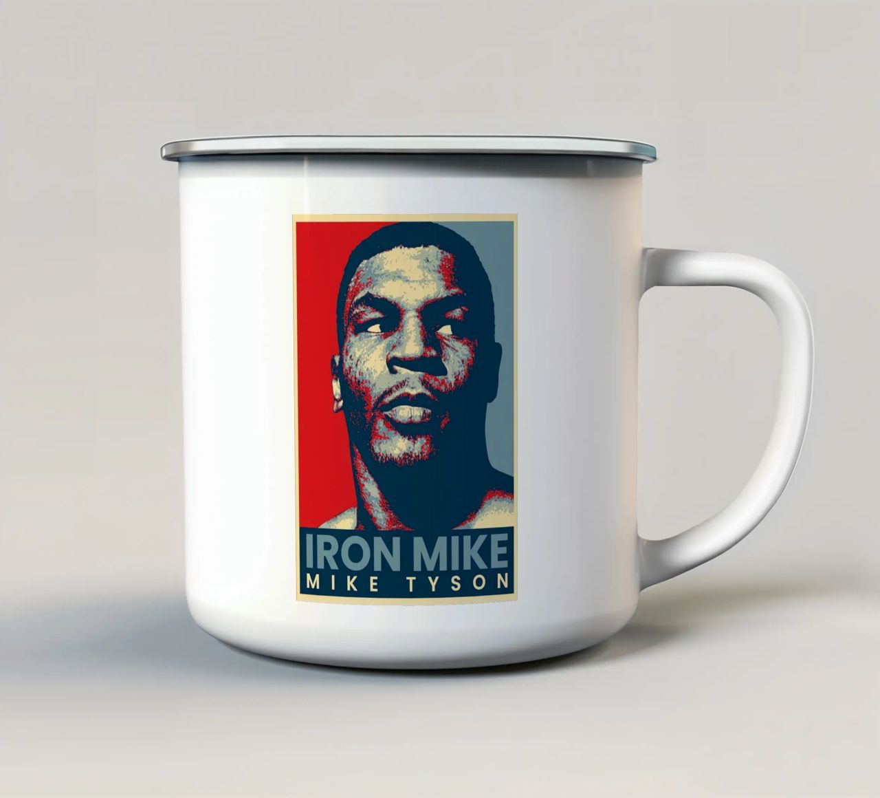 Mike di ferro tazza in smalto da Chad Cunningham