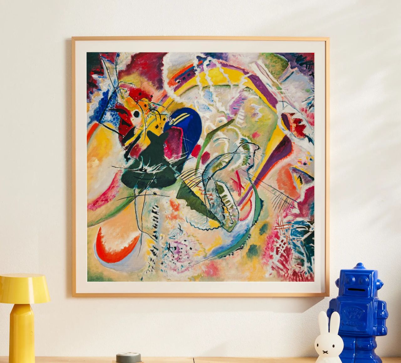 Wassily Kandinsky - Improvisatie 35 (1914) poster van Wirla