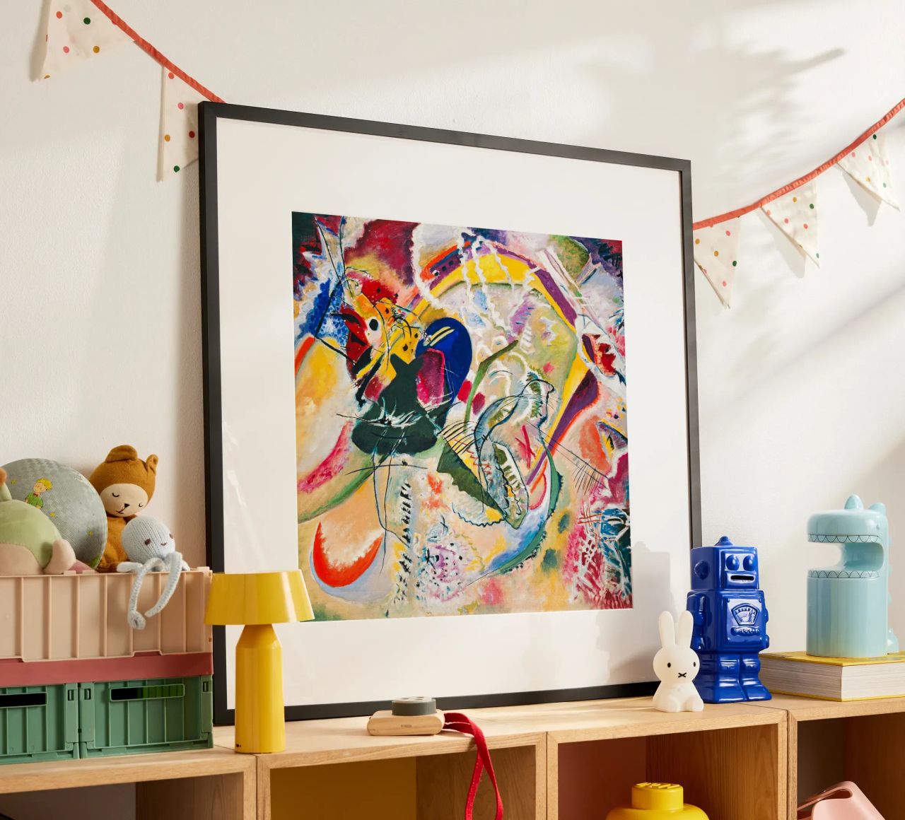 Wassily Kandinsky - Improvisatie 35 (1914) poster van Wirla