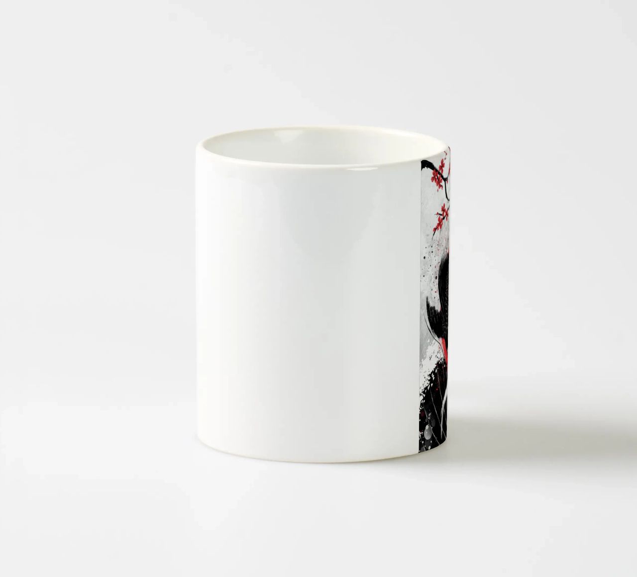 Pesce Koi Yin Yang RubyArt tazza in ceramica da Chad Cunningham