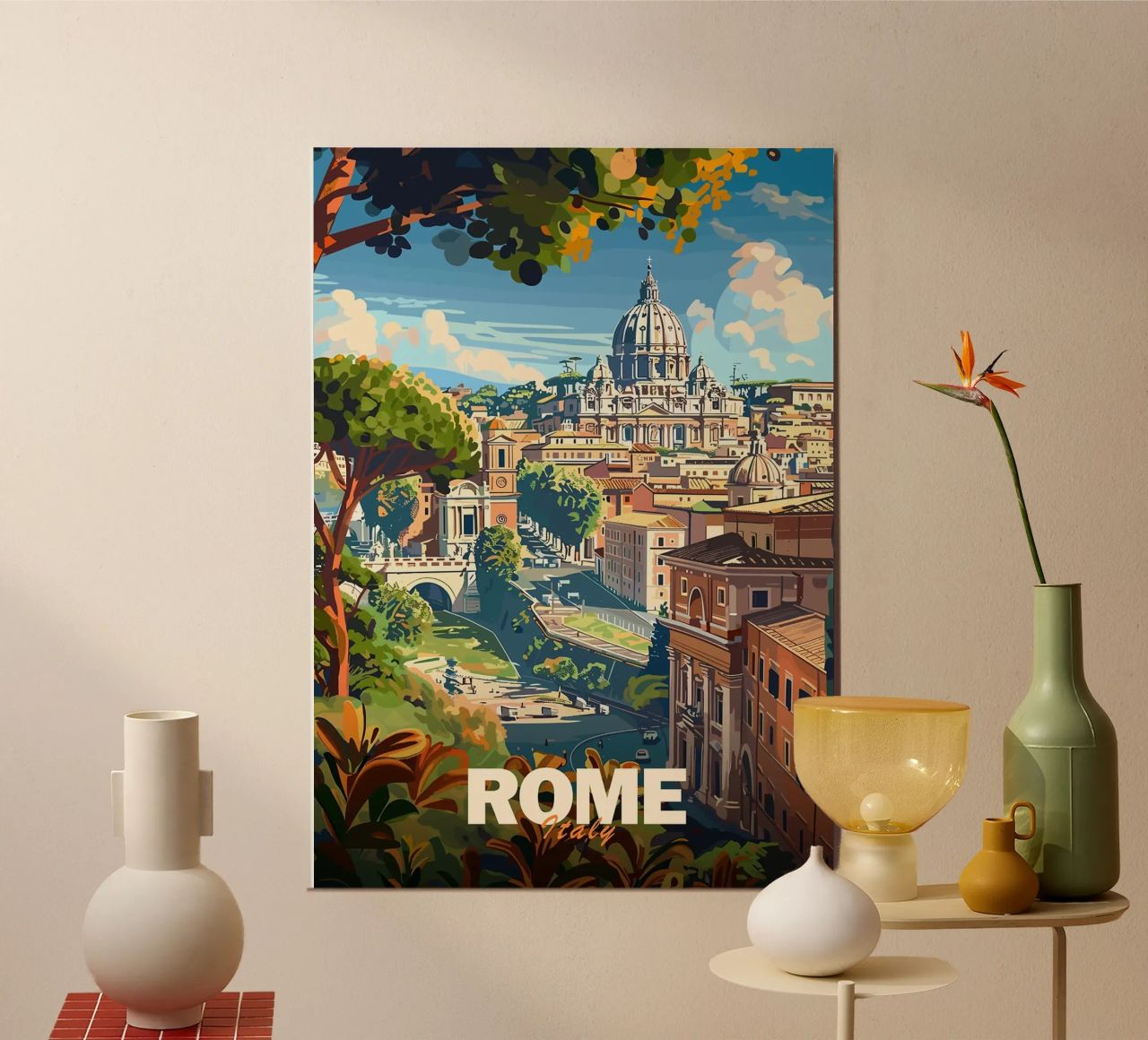 Ville de Rome poster de Brad Mcpherson