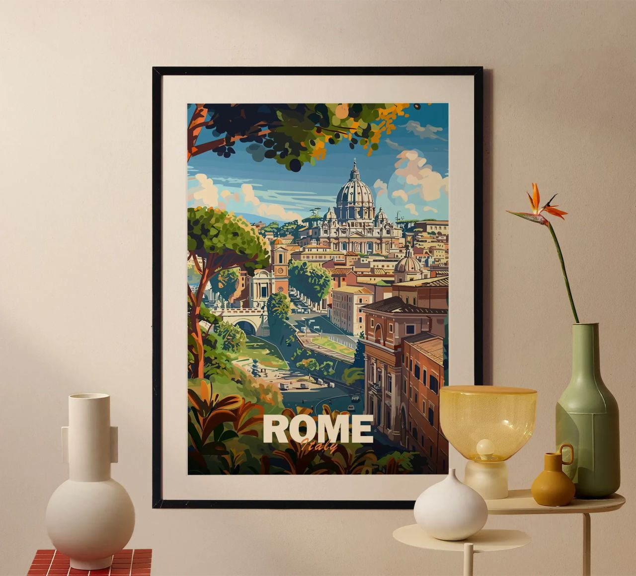 Ville de Rome poster de Brad Mcpherson