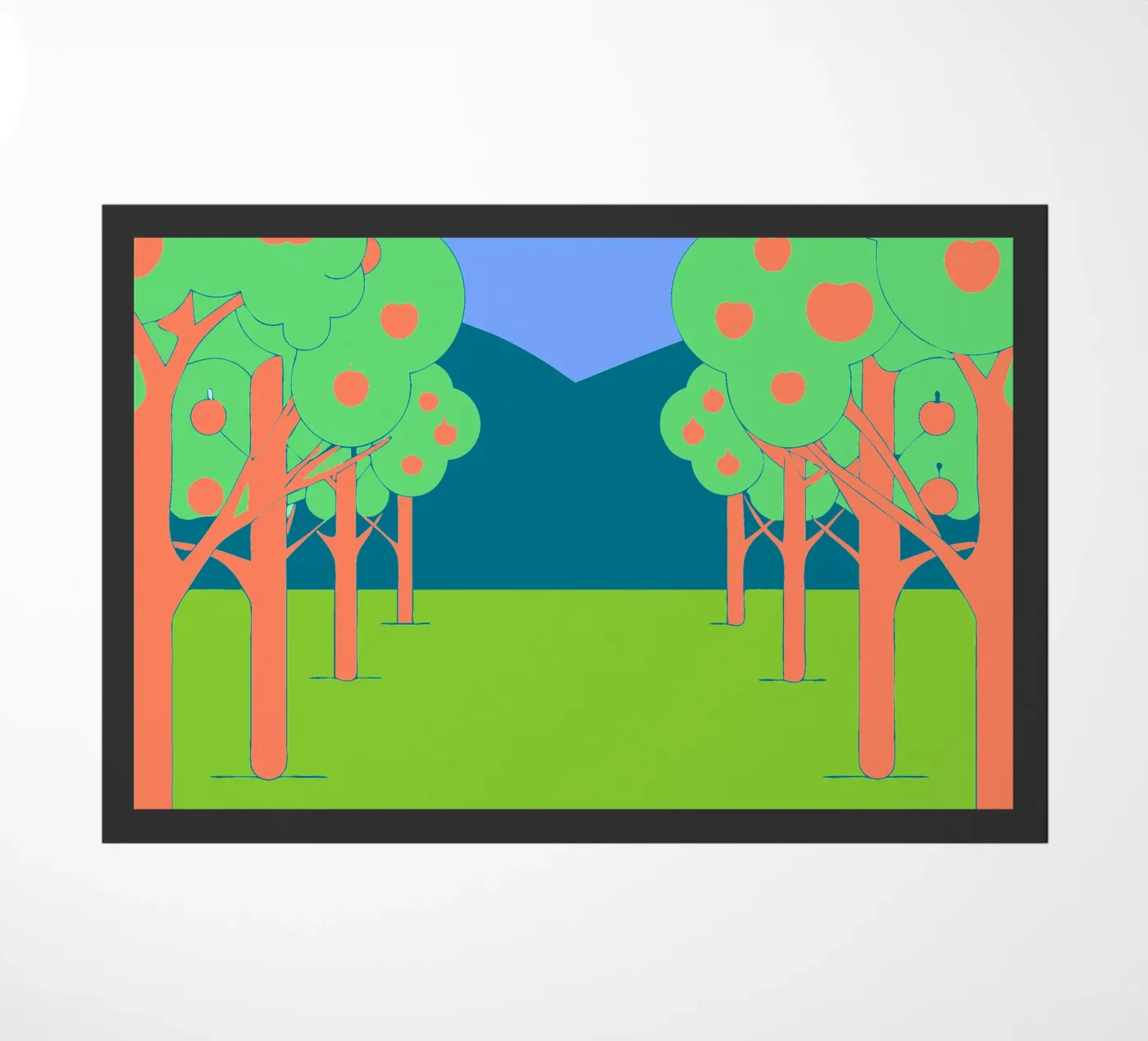 Apfelbaum Fußmatte von OUR SHOP