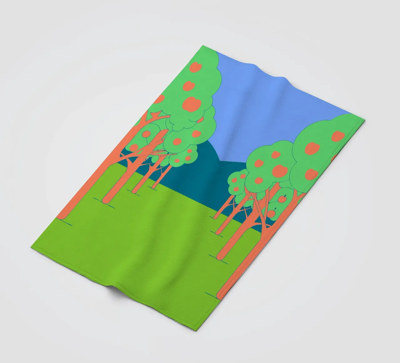 Apfelbaum Fleecedecke von OUR SHOP