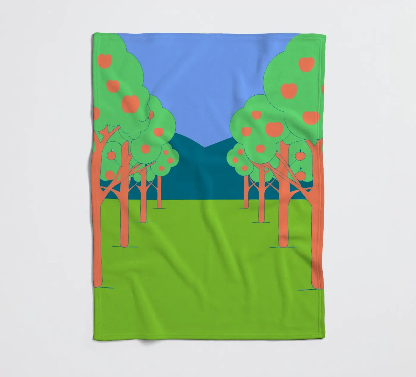 Apfelbaum Fleecedecke von OUR SHOP