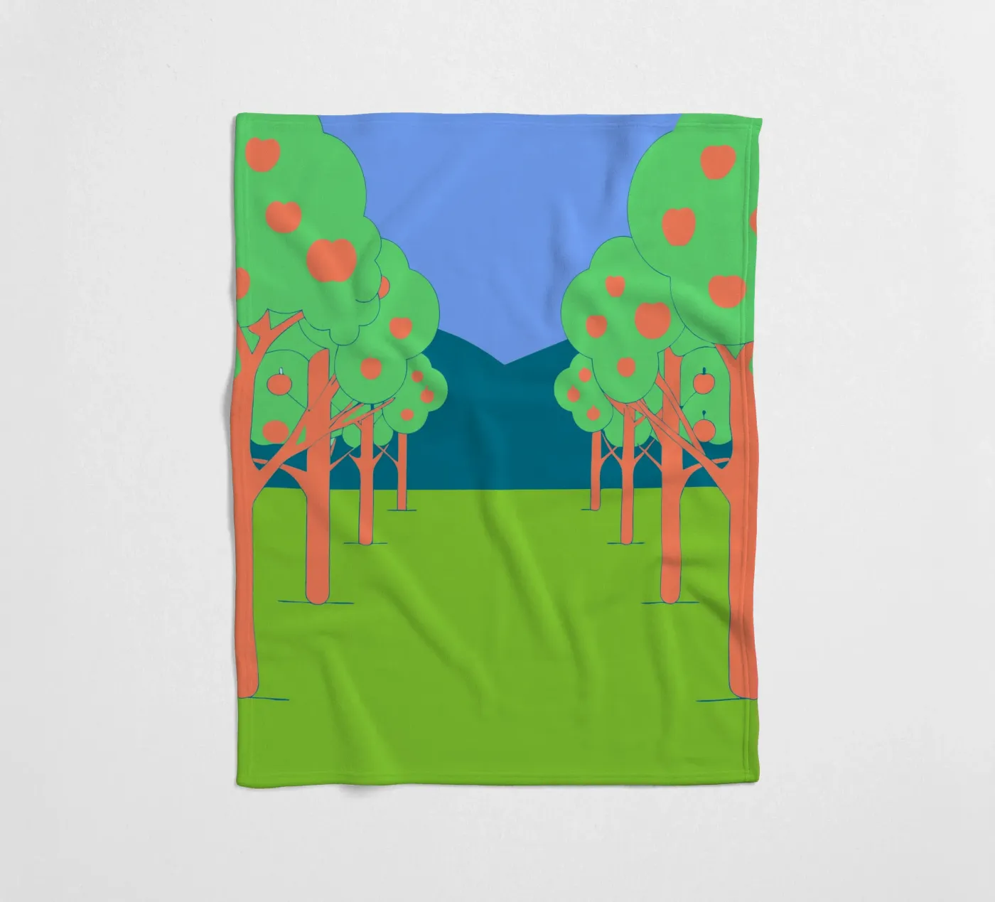 Apfelbaum Fleecedecke von OUR SHOP