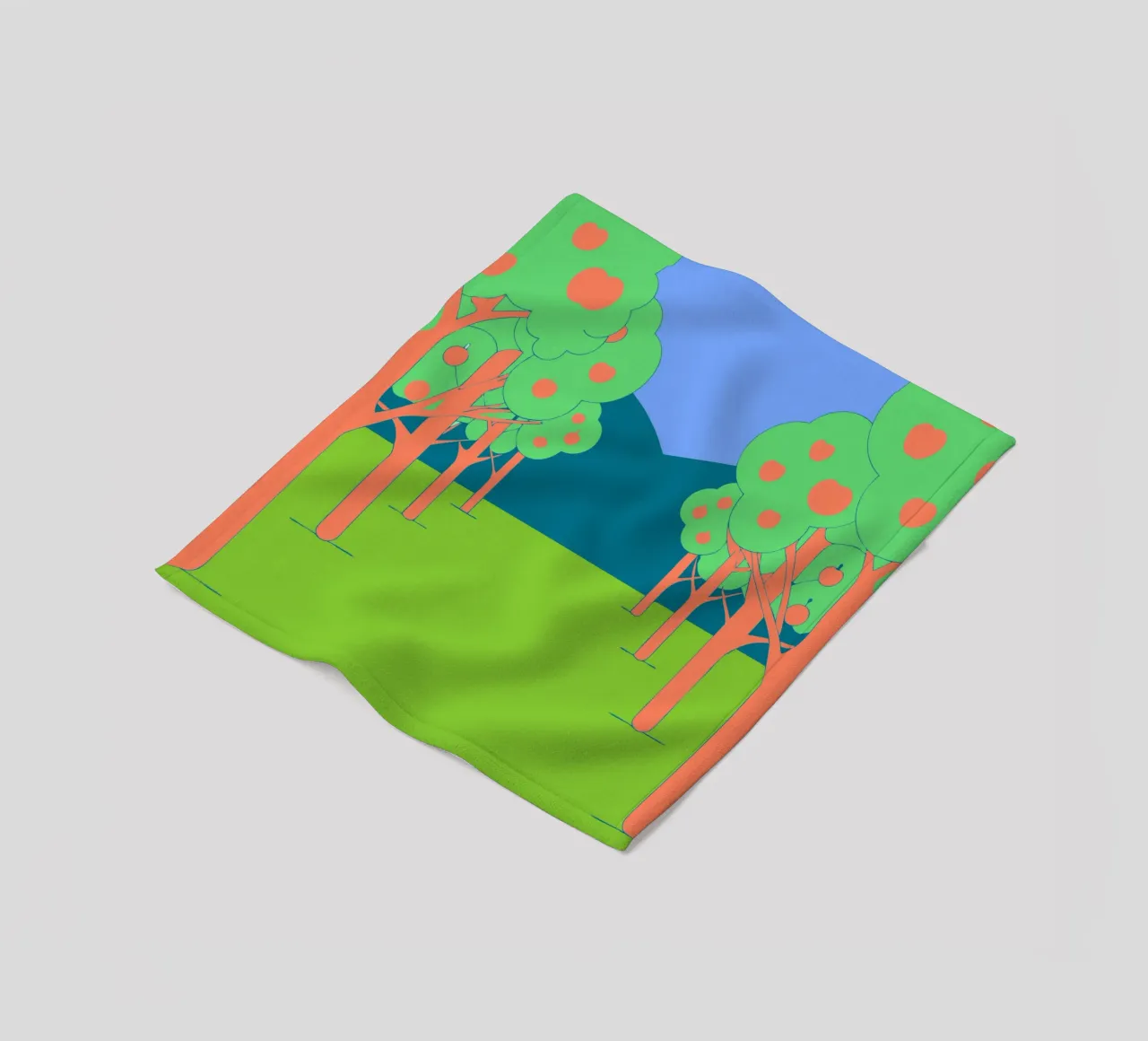 Apfelbaum Fleecedecke von OUR SHOP