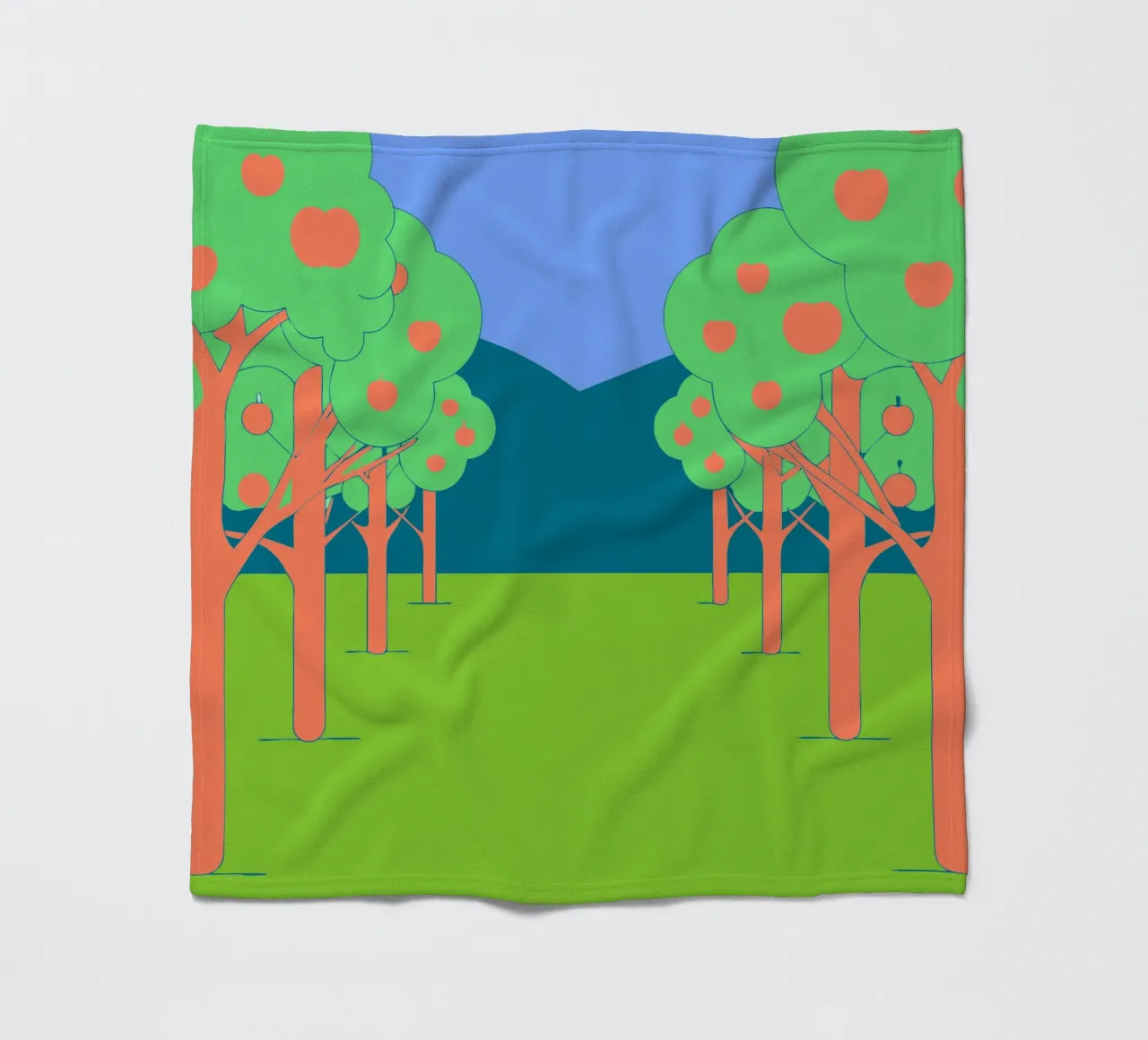 Apfelbaum Fleecedecke von OUR SHOP