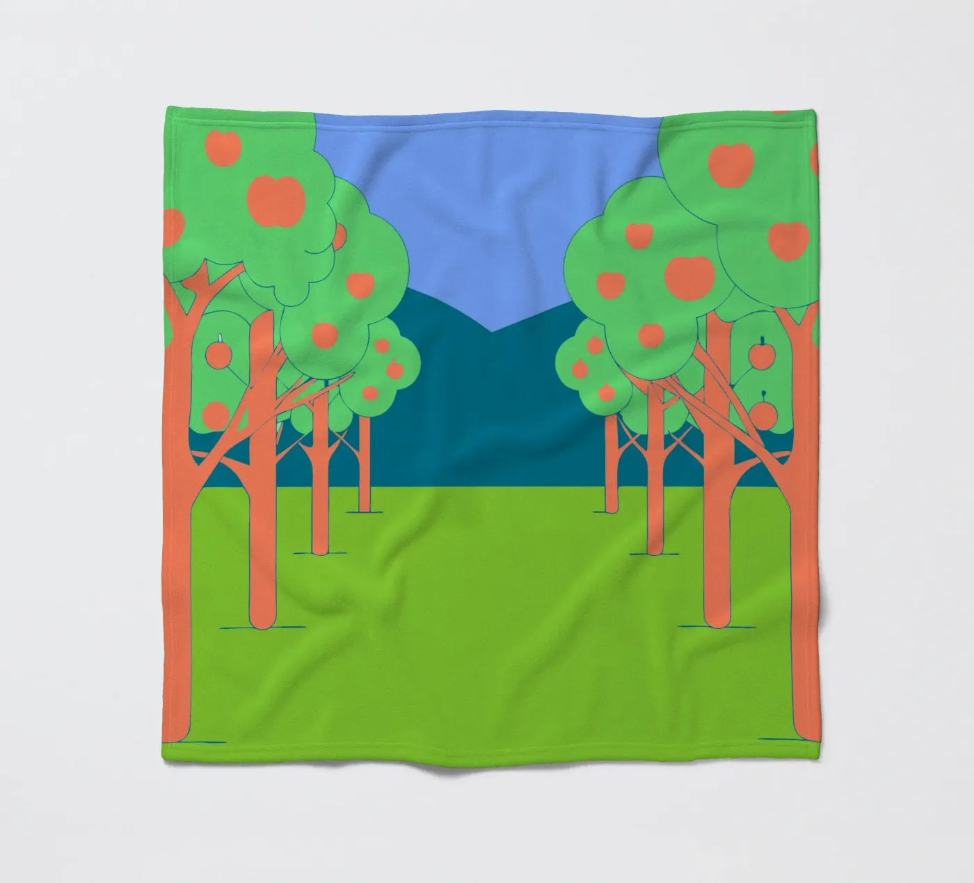 Apfelbaum Fleecedecke von OUR SHOP