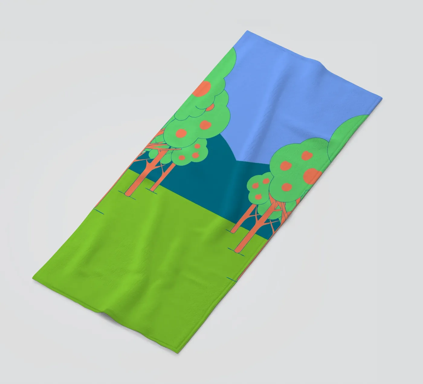 Apple Tree beach towel by OUR SHOP